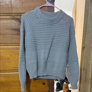 Kohl's Women's Textured Knit Sweater - Light Blue